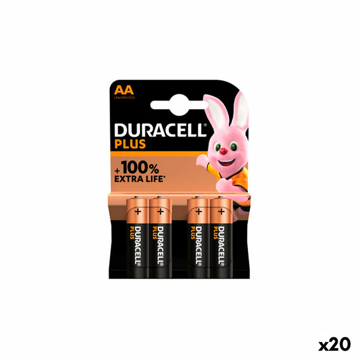 Batteries DURACELL AA LR06 (20 Units)
