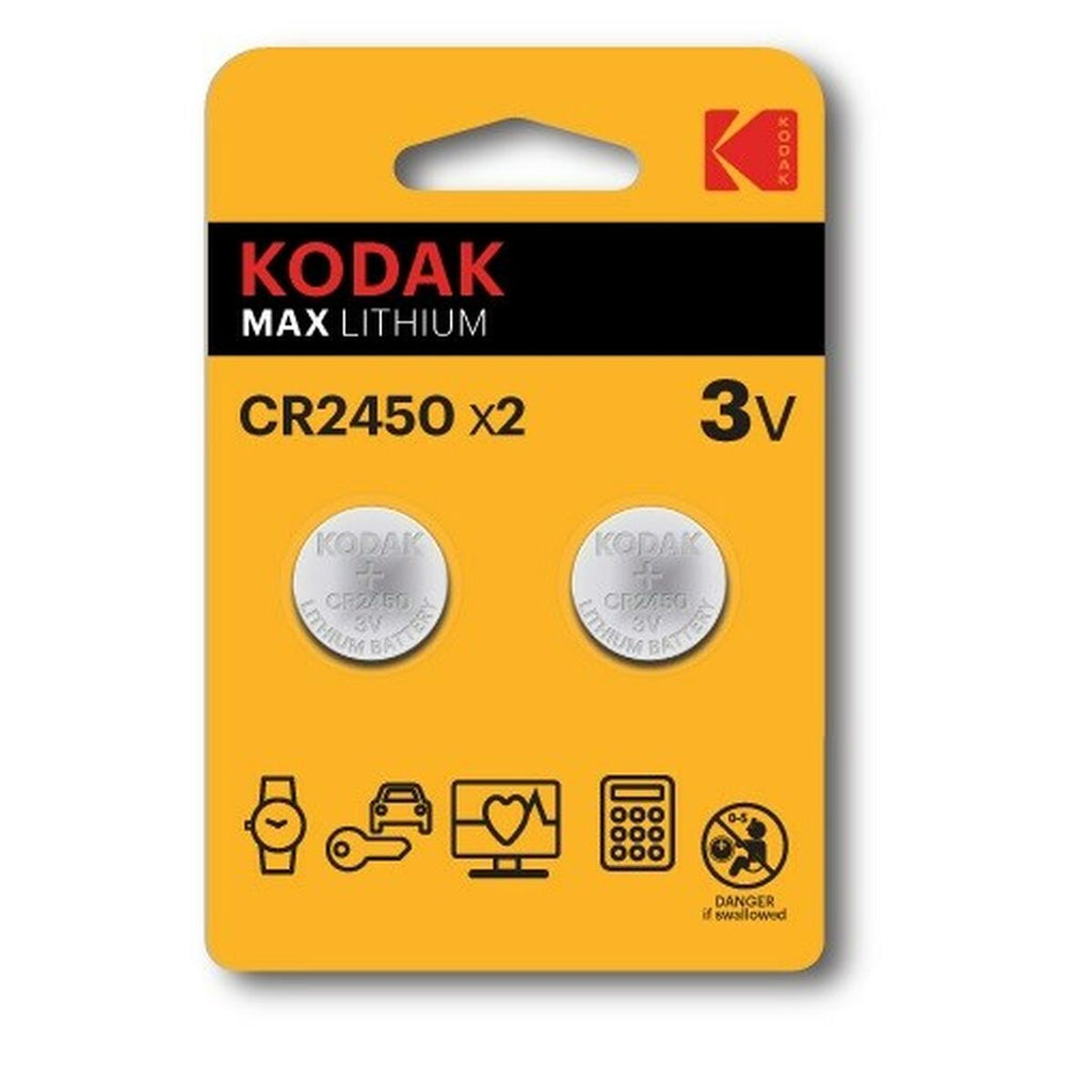 Pilas Kodak CR2450 3 V (2 Unidades)