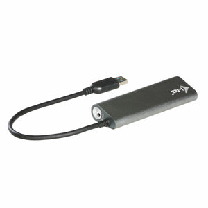 USB Hub i-Tec U3HUB448 Silver Black Grey
