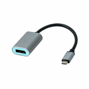 USB C to DisplayPort Adapter i-Tec C31METALDP60HZ 150 cm Grey