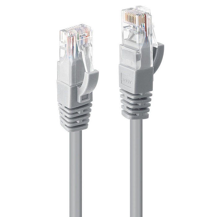 Cable de Red Rígido UTP Categoría 6 LINDY 48008 Gris 15 m 1 unidad