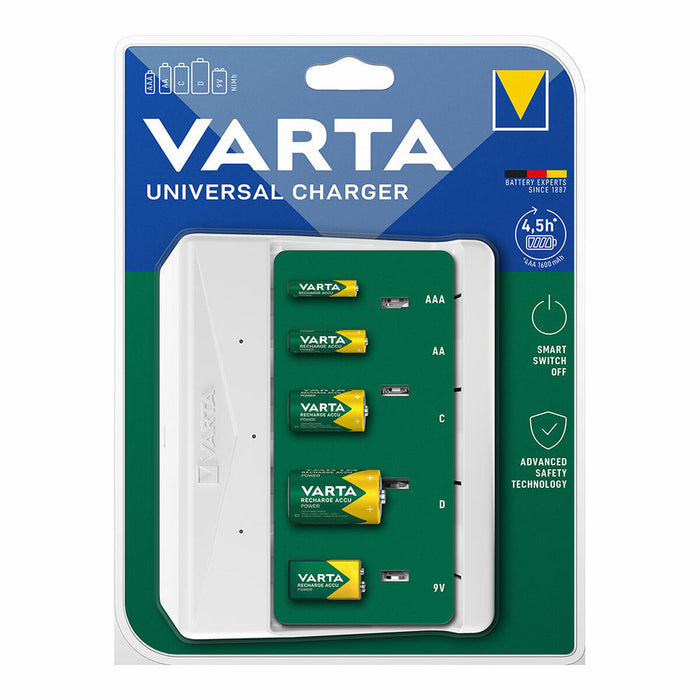 Battery charger Varta 57658 4 Batteries Universal