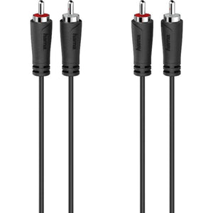 Cable 2 x RCA Hama 00205258 3 m Negro