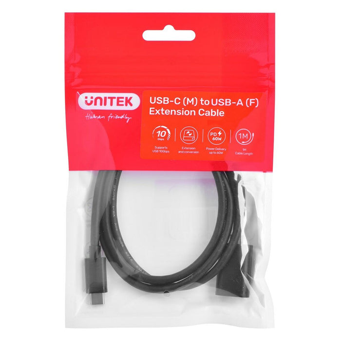 Cable USB-C a USB Unitek C476BK-1M 1 m