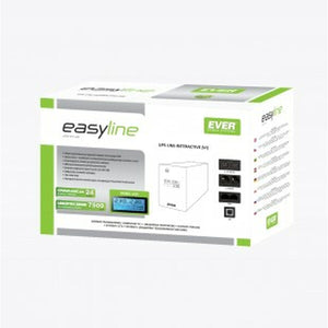 Uninterruptible Power Supply System Interactive UPS Ever EASYLINE 1200 AVR USB 600 W