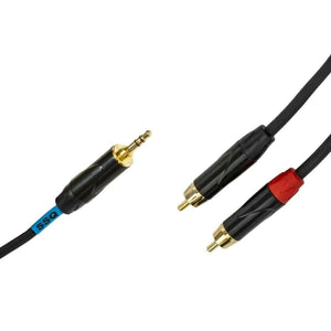 Audio Jack to 2 RCA Cable Sound station quality (SSQ) MiJRCA1 1 m