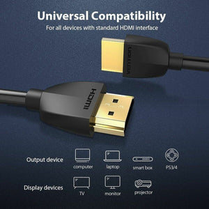 HDMI Cable Vention AAIBF 1 m Black