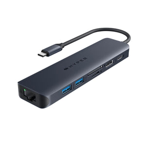 7-Port USB-C Hub Hyper HD4003G Blue