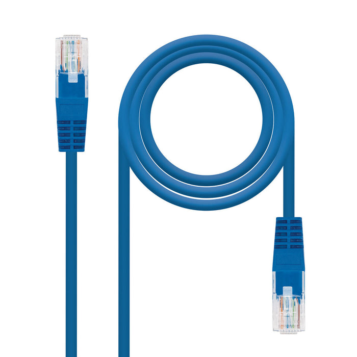 Cable de Red Rígido UTP Categoría 6 NANOCABLE 10.20.0402 Azul 2 m