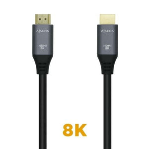 Cable HDMI Aisens A150-0426 Negro Negro/Gris 1 m