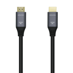 Cable HDMI Aisens Negro Negro/Gris 3 m