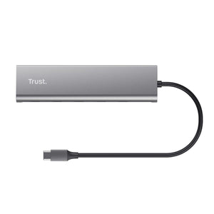 USB Hub Trust 25136 100 W Silver (1 Unit)