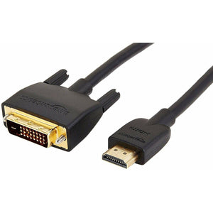 Adaptador DVI-D a HDMI Amazon Basics Negro (Reacondicionado A+)