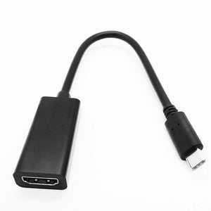 Cable USB-C a HDMI Negro (Reacondicionado A+)